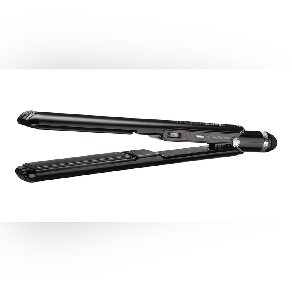BaByliss Pro Porcelain Ceramic Sleek Black Flat Iron